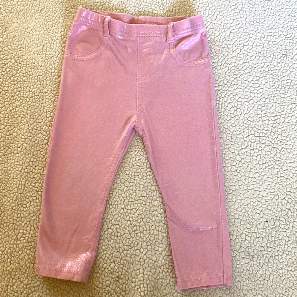 Pink sparkle pants